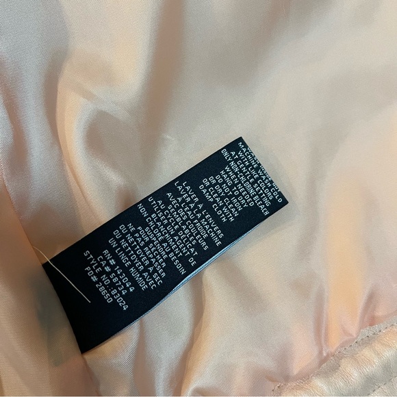 7 For All Mankind Jacket- Women’s Soft Faux Leather Jacket Peach color size S, M - Picture 6 of 11